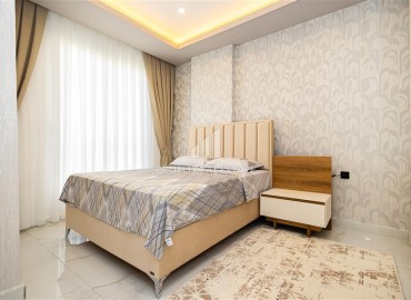 Стильная двухкомнатная квартира, 60м², с видом на горы в новом комплексе премиум класса в центре Алании ID-18015 фото-19