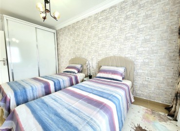 Апартаменты 2+1, 100м² с дизайнерским интерьером в уютном комплексе в Джикджилли, Алания под ВНЖ ID-18017 фото-11