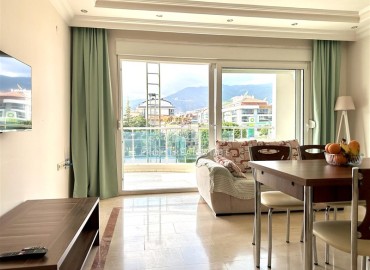 Двухкомнатная квартира, 72м² с пакетом мебели и бытовой техники в комплексе с бассейном в районе Оба, Алания ID-18029 фото-4