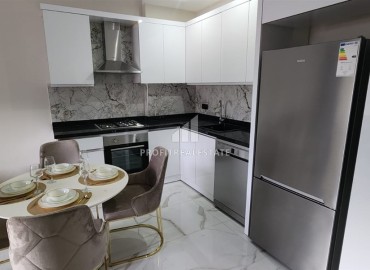Дизайнерская квартира с одной спальней, 61м², в новом комплексе премиум класса у моря в Каргыджаке, Алания ID-18037 фото-5