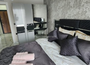 Дизайнерская квартира с одной спальней, 61м², в новом комплексе премиум класса у моря в Каргыджаке, Алания ID-18037 фото-7