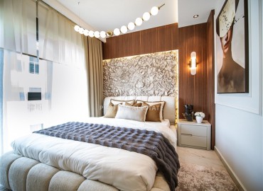 Фешенебельная трехкомнатная квартира, 95м², в элитной новостройке на первой береговой линии в Каргыджаке, Алания ID-18038 фото-6