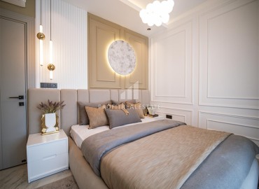 Фешенебельная трехкомнатная квартира, 95м², в элитной новостройке на первой береговой линии в Каргыджаке, Алания ID-18038 фото-7