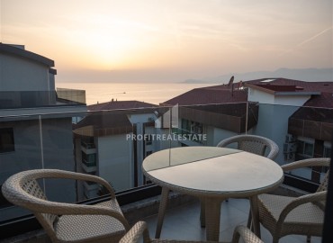 Фешенебельная трехкомнатная квартира, 95м², в элитной новостройке на первой береговой линии в Каргыджаке, Алания ID-18038 фото-13