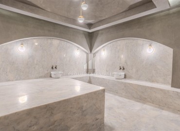 Фешенебельная трехкомнатная квартира, 95м², в элитной новостройке на первой береговой линии в Каргыджаке, Алания ID-18038 фото-19