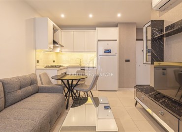 Modern furnished 1+1 apartment, 500 meters from the Mediterranean Sea in a modern residence in the center of Alanya ID-16874 фото-4