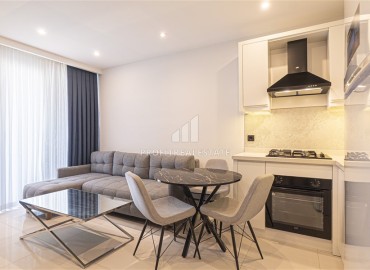 Modern furnished 1+1 apartment, 500 meters from the Mediterranean Sea in a modern residence in the center of Alanya ID-16874 фото-5