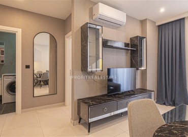 Modern furnished 1+1 apartment, 500 meters from the Mediterranean Sea in a modern residence in the center of Alanya ID-16874 фото-7
