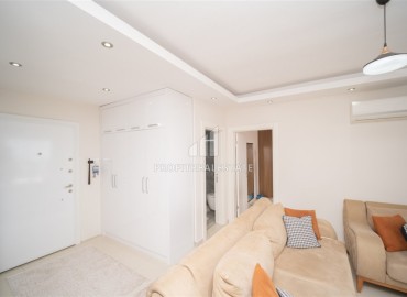 Видовы апартаменты с одной спальней, 55м², в комплексе с бассейном, в 50м от моря в Кестеле, Алания ID-18043 фото-6