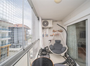 Видовы апартаменты с одной спальней, 55м², в комплексе с бассейном, в 50м от моря в Кестеле, Алания ID-18043 фото-12