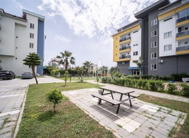 Видовы апартаменты с одной спальней, 55м², в комплексе с бассейном, в 50м от моря в Кестеле, Алания ID-18043 фото-20