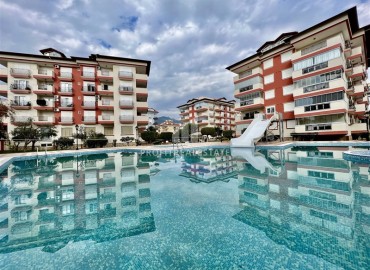 Готовая к проживанию, квартира с двумя спальнями, 120м², с видом на горы, в 600м от моря в районе Оба, Алания под ВНЖ ID-18045 фото-1
