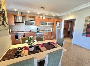 Готовая к проживанию, квартира с двумя спальнями, 120м², с видом на горы, в 600м от моря в районе Оба, Алания под ВНЖ ID-18045 фото-6