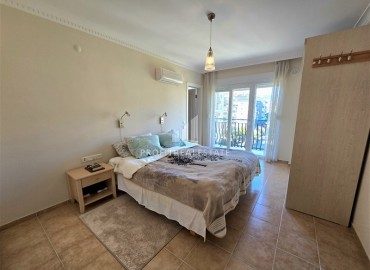 Готовая к проживанию, квартира с двумя спальнями, 120м², с видом на горы, в 600м от моря в районе Оба, Алания под ВНЖ ID-18045 фото-15