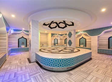 Меблированная квартира 1+1, 65м², в резиденции премиум класса с собственным пляжем в районе Алании - Авсаллар. ID-18050 фото-14