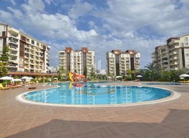 Готовая к проживанию, двухкомнатная квартира, 65м², с остекленным балконом в элитном комплексе у моря в Авсалларе, Алания ID-18053 фото-1