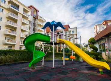 Готовая к проживанию, двухкомнатная квартира, 65м², с остекленным балконом в элитном комплексе у моря в Авсалларе, Алания ID-18053 фото-8