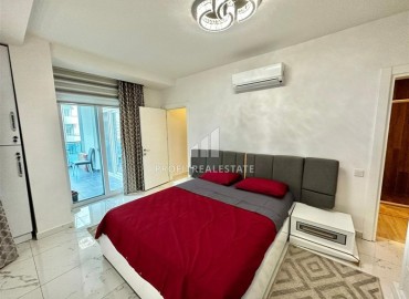 Меблированная квартира с двумя спальнями, 110м², в комплексе премиум класса в 300м от моря в Махмутларе, Алания ID-18057 фото-14