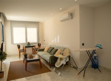 Меблированная трехкомнатная квартира, 75м², в комплексе премиум класса у пляжа Клеопатры, Алания ID-17434 фото-2