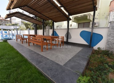 Меблированная трехкомнатная квартира, 75м², в комплексе премиум класса у пляжа Клеопатры, Алания ID-17434 фото-11