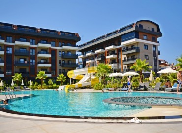 Квартира с одной спальней, 52м², в новом комплексе премиум класса в районе Оба, Алания. ID-17507 фото-14