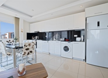 Трехкомнатная видовая квартира, 120м², в комплексе премиум класса в районе Джикджилли, Алания, под ВНЖ ID-18064 фото-6