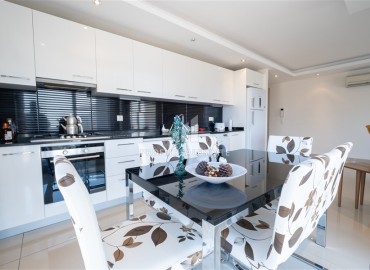 Трехкомнатная видовая квартира, 120м², в комплексе премиум класса в районе Джикджилли, Алания, под ВНЖ ID-18064 фото-9