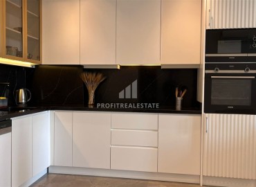 Фешенебельная двухкомнатная квартира, 66,5м², с видом на море в элегантной резиденции на первой береговой линии в районе Алании - Каргыджак ID-18065 фото-4
