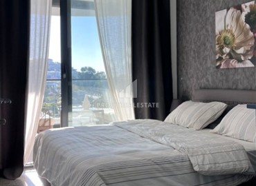 Фешенебельная двухкомнатная квартира, 66,5м², с видом на море в элегантной резиденции на первой береговой линии в районе Алании - Каргыджак ID-18065 фото-8
