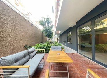 Квартира с одной спальней, 45м², в уютном комплексе с зимним бассейном, в центре Алании, в 250м от пляжа Кейкубат ID-17317 фото-21