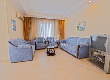 Трехкомнатная меблированная квартира, 110м², в самом центре Алании, у пляжа Клеопатры, под ВНЖ ID-18069 фото-3