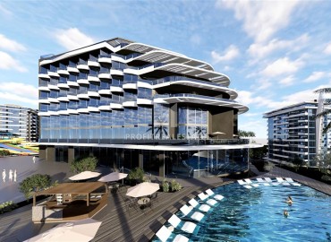 Апартаменты 1+1, 50м², в новом отельном жилом комплекс класса люкс в Авсалларе, Алания, на этапе строительства ID-18075 фото-13