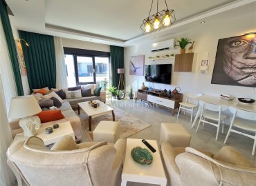 Меблированная двухкомнатная квартира, 80м², в комплексе премиум класса в районе Оба, Алания, под ВНЖ ID-18076 фото-2