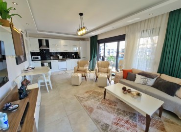 Меблированная двухкомнатная квартира, 80м², в комплексе премиум класса в районе Оба, Алания, под ВНЖ ID-18076 фото-3