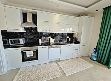 Меблированная двухкомнатная квартира, 80м², в комплексе премиум класса в районе Оба, Алания, под ВНЖ ID-18076 фото-5