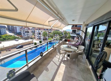 Меблированная двухкомнатная квартира, 80м², в комплексе премиум класса в районе Оба, Алания, под ВНЖ ID-18076 фото-17