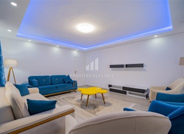 Элегантная квартира с тремя спальнями и отдельной кухней, 150м², в комфортабельном комплексе у моря в Махмутларе ID-18077 фото-3