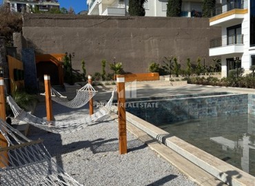 Квартира с одной спальней, 55м², в новой резиденции премиум класса в Авсалларе, Алания ID-18087 фото-16