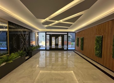 Квартира с одной спальней, 55м², в новой резиденции премиум класса в Авсалларе, Алания ID-18087 фото-17