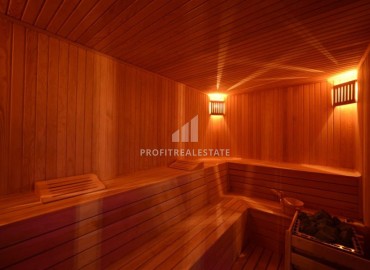 Готовая к проживанию, трехкомнатная квартира, 101м², с видом на закат в фешенебельном комплексе в районе Авсаллар, Алания ID-18088 фото-17