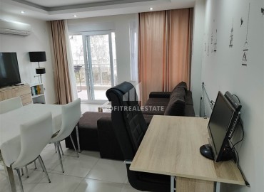 Меблированная квартира с одной спальней, 63м², в элитном комплексе в Авсалларе, Алания, в 600м от моря ID-18095 фото-3