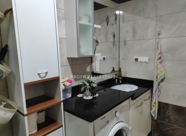 Меблированная квартира с одной спальней, 63м², в элитном комплексе в Авсалларе, Алания, в 600м от моря ID-18095 фото-19