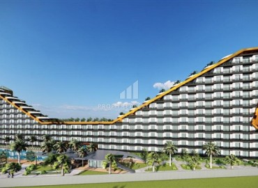 Апартаменты с одной спальней, 43м², в новом элитном комплексе на этапе строительства в Аксу, Алтынташ, Анталия ID-18102 фото-12