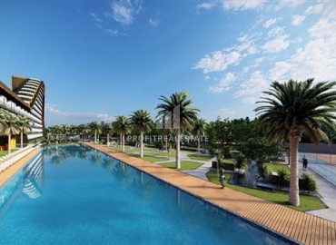 Апартаменты с одной спальней, 43м², в новом элитном комплексе на этапе строительства в Аксу, Алтынташ, Анталия ID-18102 фото-13