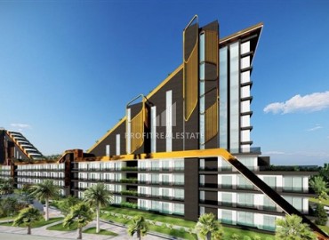 Апартаменты с одной спальней, 43м², в новом элитном комплексе на этапе строительства в Аксу, Алтынташ, Анталия ID-18102 фото-14