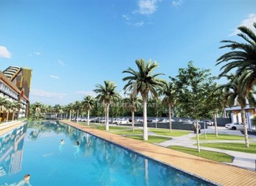 Апартаменты с одной спальней, 43м², в новом элитном комплексе на этапе строительства в Аксу, Алтынташ, Анталия ID-18102 фото-15