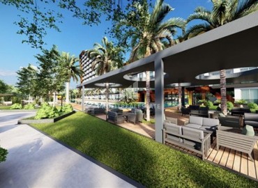 Апартаменты с одной спальней, 43м², в новом элитном комплексе на этапе строительства в Аксу, Алтынташ, Анталия ID-18102 фото-20