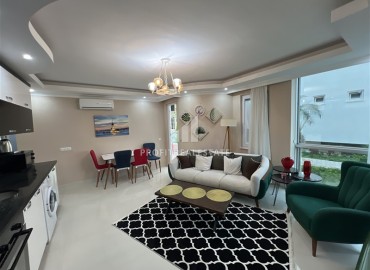 Уютная меблированная квартира 1+1, 65м², в комфортабельном комплексе у пляжа Клеопатры, Алания под ВНЖ ID-18103 фото-2