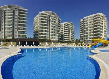 Квартира 1+1, 65м², на высоком этаже с видом на море, в резиденции с отельной инфраструктурой в районе Авсаллар, Алания ID-18105 фото-1