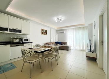 Квартира 1+1, 65м², на высоком этаже с видом на море, в резиденции с отельной инфраструктурой в районе Авсаллар, Алания ID-18105 фото-4